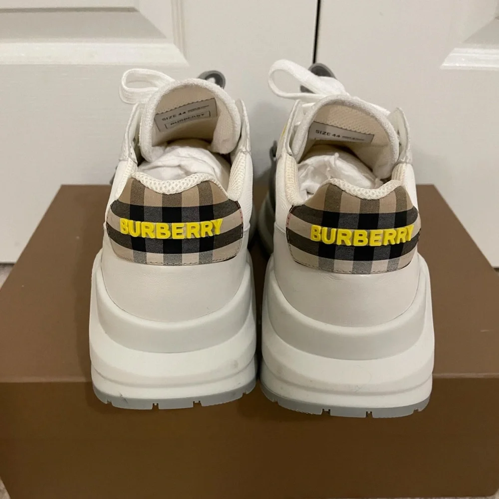 Burberry Vintage Check Velcro Strap Sneakers - Picture 6 of 15